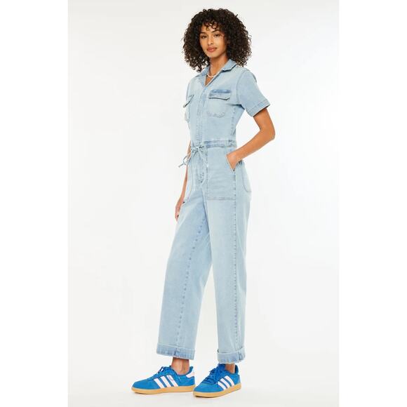 Kancan Paula Wide Leg Coveralls Denim Small - Picture 14 of 15